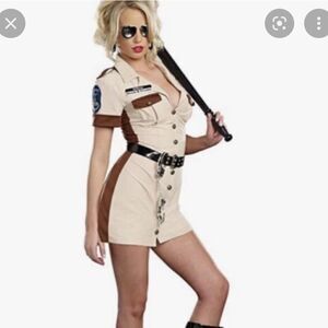 🎃 Halloween Costume “Don’t Stop Cop” adult XL brand new in package